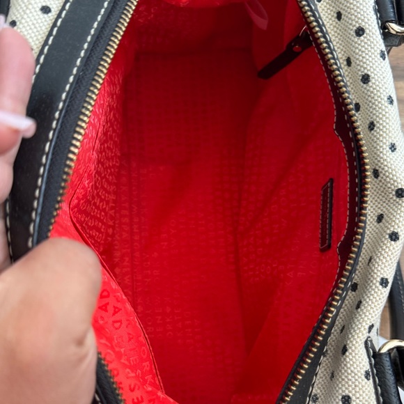 Kade Spade Dr Bag Satchel cream polkadot bag - Picture 4 of 16